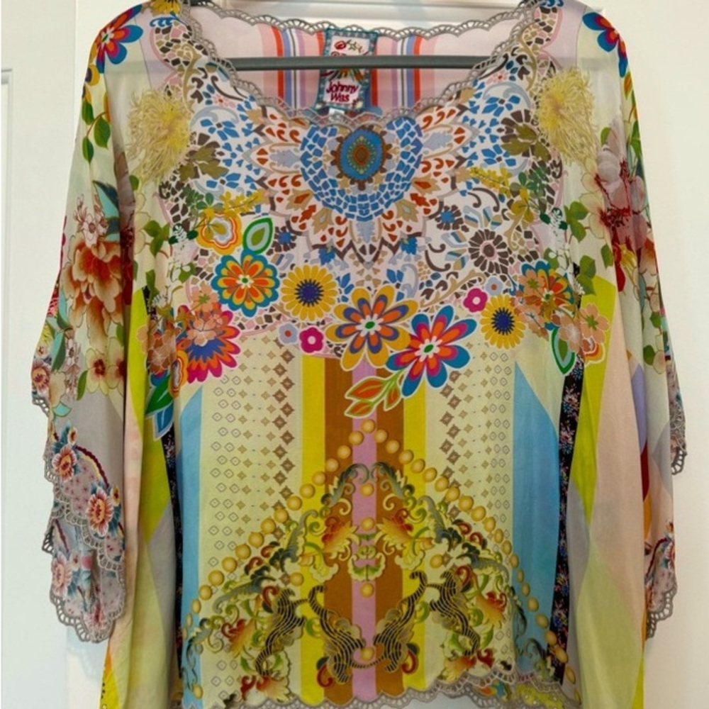 Colorful Floral Women's Top